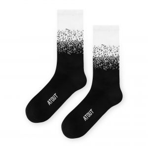 high performance cycling gradient pattern socks prolen made in europe