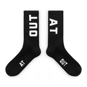 high performance cycling socks prolen made in europe black