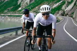 white performance cycling jersey designer fashion